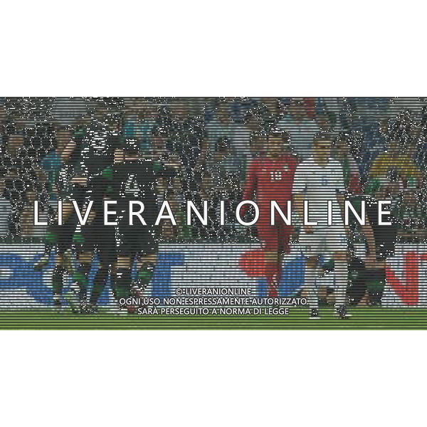 Amichevole Internazionale Liegi (Belgio) - 07.06.2011 Italia-Repubblica d\'Irlanda Nella Foto:hunt esulta /Ph.Vitez-Ag. Aldo Liverani