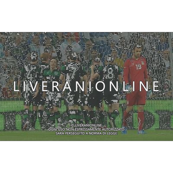 Amichevole Internazionale Liegi (Belgio) - 07.06.2011 Italia-Repubblica d\'Irlanda Nella Foto:hunt esulta /Ph.Vitez-Ag. Aldo Liverani