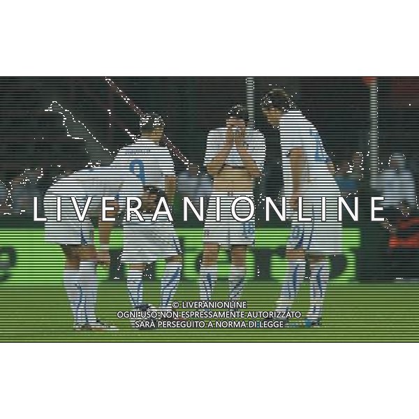 Amichevole Internazionale Liegi (Belgio) - 07.06.2011 Italia-Repubblica d\'Irlanda Nella Foto:delusione italia /Ph.Vitez-Ag. Aldo Liverani