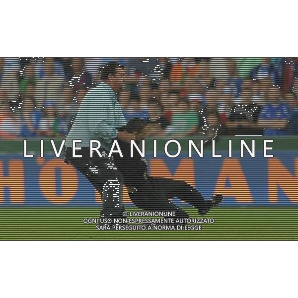 Amichevole Internazionale Liegi (Belgio) - 07.06.2011 Italia-Repubblica d\'Irlanda Nella Foto:invasione di campo /Ph.Vitez-Ag. Aldo Liverani