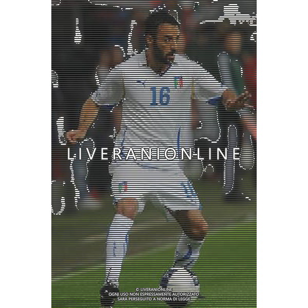 Amichevole Internazionale Liegi (Belgio) - 07.06.2011 Italia-Repubblica d\'Irlanda Nella Foto:Mattia Cassani /Ph.Vitez-Ag. Aldo Liverani