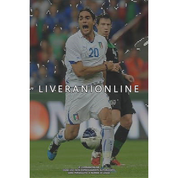 Amichevole Internazionale Liegi (Belgio) - 07.06.2011 Italia-Repubblica d\'Irlanda Nella Foto:Alessandro Matri /Ph.Vitez-Ag. Aldo Liverani