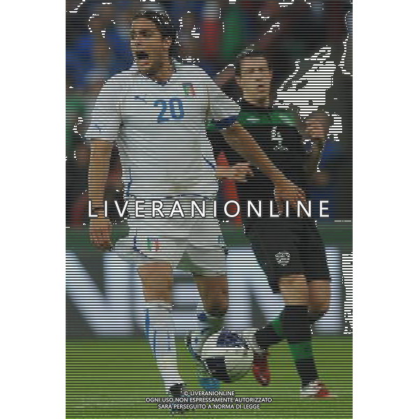 Amichevole Internazionale Liegi (Belgio) - 07.06.2011 Italia-Repubblica d\'Irlanda Nella Foto:Alessandro Matri /Ph.Vitez-Ag. Aldo Liverani