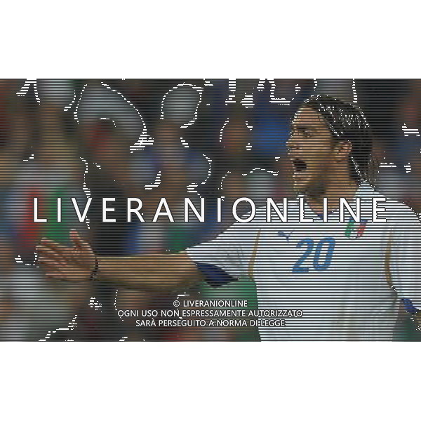 Amichevole Internazionale Liegi (Belgio) - 07.06.2011 Italia-Repubblica d\'Irlanda Nella Foto:Alessandro Matri /Ph.Vitez-Ag. Aldo Liverani