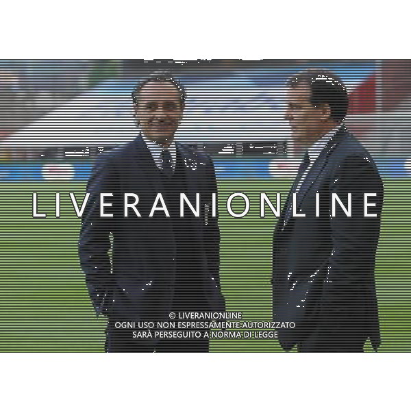 Amichevole Internazionale Liegi (Belgio) - 07.06.2011 Italia-Repubblica d\'Irlanda Nella Foto:Cesare Prandelli-MArco Tardelli /Ph.Vitez-Ag. Aldo Liverani