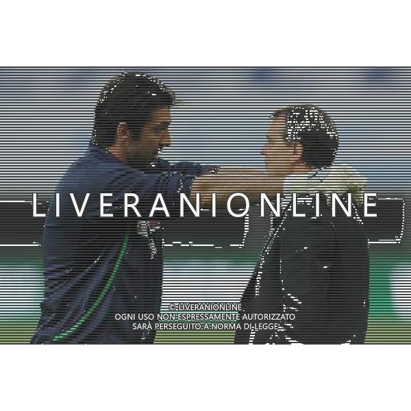 Amichevole Internazionale Liegi (Belgio) - 07.06.2011 Italia-Repubblica d\'Irlanda Nella Foto:Marco Tardelli-Gianluigi Buffon /Ph.Vitez-Ag. Aldo Liverani
