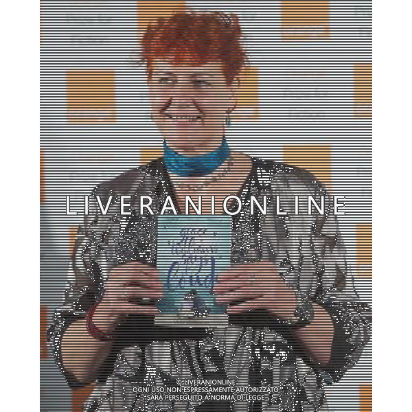 LONDON, UNITED KINGDOM JUNE 8 : Pic Shows Emma Henderson author of Grace Williams Says it Loud who is one of the six authors shortlisted for the 2011 Orange Prize for Fiction which is held at the South Bank Center on June, 8th, 2011 in London, England Lanciato nel 1996, il premio celebra l\'eccellenza, l\'originalitö e l\'accessibilitö in scrittura delle donne di tutto il mondo. Il vincitore riceve un assegno di £ 30.000 e un bronzo in edizione limitata noto come un \'Bessie\', realizzata dall\'artista Niven Grizel . AG. ALDO LIVERANI - ITALY ONLY *** Local Caption *** .