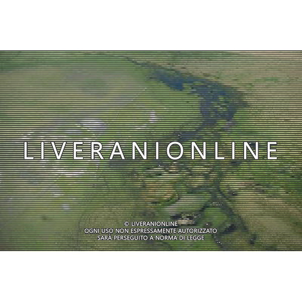HAILAR, June 9, 2011 Photo taken on June 9, 2011 shows a bird\'s eye view of the Hulun Buir Grassland in Hulun Buir, north China\'s Inner Mongolia Autonomous Region. (/Zhang Ling) (zhs) AG. ALDO LIVERANI SAS - ITALY ONLY *** Local Caption *** .