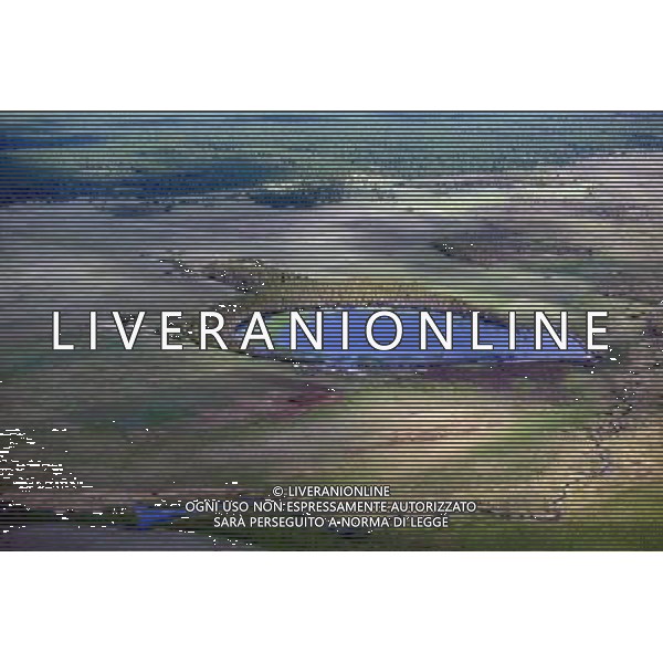 HAILAR, June 9, 2011 Photo taken on June 9, 2011 shows a bird\'s eye view of the Hulun Buir Grassland in Hulun Buir, north China\'s Inner Mongolia Autonomous Region. (/Zhang Ling) (zhs) AG. ALDO LIVERANI SAS - ITALY ONLY *** Local Caption *** .