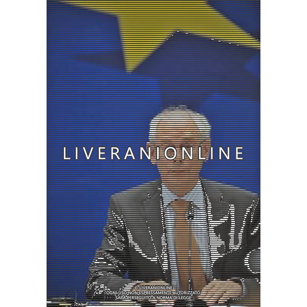 NIZHNV NOVGOROD, June 10, 2011 EU President Herman Van Rompuy attends a press conference after the end of Russia European Union (EU) talks in Nizhny Novgorod, Russia, on June 10, 2011.The 27th Russia EU summit kicked off Friday in the western Russian city of Nizhny Novgorod. It was attended by Russian President Dmitry Medvedev, European Council President Herman Van Rompuy and European Commission President Jose Manuel Barroso. (/Liu Lihang) (lhh) )/photoshot/AG ALDO LIVERANI SAS - ITALY ONLY - *** Local Caption *** .