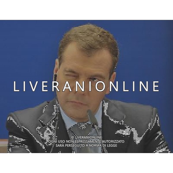 NIZHNV NOVGOROD, June 10, 2011 Russian President Dmitry Medvedev attends a press conference after the end of Russia European Union (EU) talks in Nizhny Novgorod, Russia, on June 10, 2011.The 27th Russia EU summit kicked off Friday in the western Russian city of Nizhny Novgorod. It was attended by Russian President Dmitry Medvedev, European Council President Herman Van Rompuy and European Commission President Jose Manuel Barroso. (/Liu Lihang) (lhh) )/photoshot/AG ALDO LIVERANI SAS - ITALY ONLY - *** Local Caption *** .