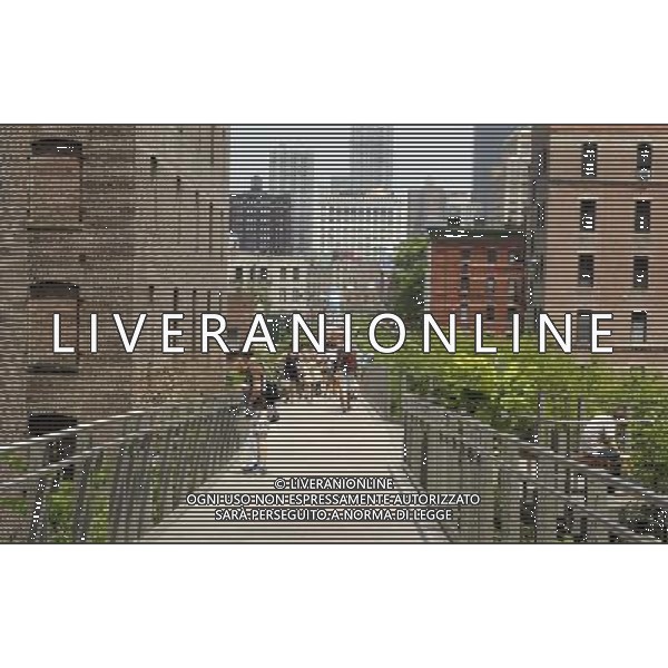 Views of the second section of The Highline that recently opened on June 10, 2011 in New York. NY. /PHOTOSHOT/AG ALDO LIVERANI SAS - ITALY ONLY - *** Local Caption *** .
