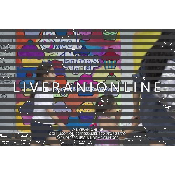 Artists work on their canvas\' at the Howl! Festival\'s \'Art Around the Park\' around Tompkins Square Park in New York\'s East Village. on Saturday, June 4, 2011. The festival, named after poet Allen Ginsberg\'s famous poem, celebrates the arts in the East Village and also consists of other events including performances and poetry readings. The artists are given canvas\' around the perimeter of the park where they work in public view, as a sort of counter-cultural Washington Square Art Show. (å© Frances M. Roberts) /PHOTOSHOT/AG ALDO LIVERANI SAS - ITALY ONLY - *** Local Caption *** .