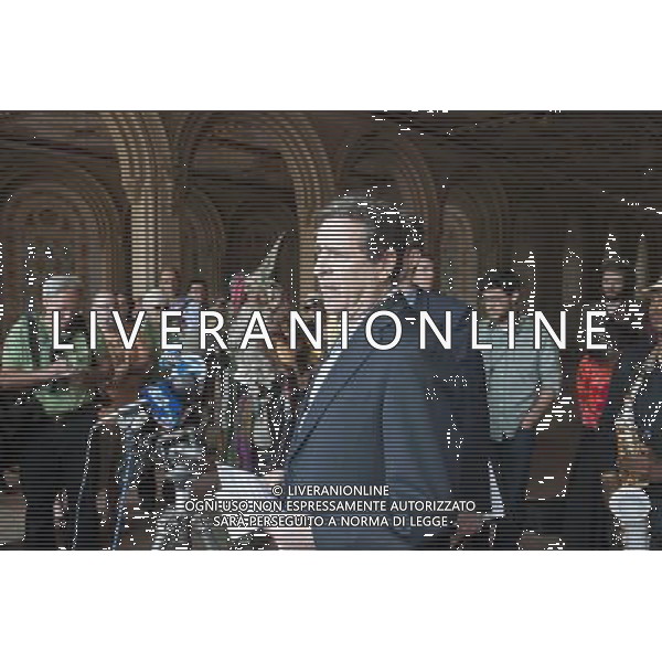 Noted civil rights lawyer Norman Siegel speaks on behalf of musicians who play in Central Park in New York gather on Bethesda Terrace in the park on Sunday, June 5, 2011. The musicians are protesting against the crackdown by the Dept. of Parks and Recreation which prevents them from performing in \'quiet zones\' created by the park. Musicians have traditionally performed on Bethesda Terrace for over 100 years but the Central Park Conservancy wants to turn the area into a revenue generating food court so the enforcement officers have started ticketing performers which they claim is a violation of their free speech rights. (å© Richard B. Levine) /PHOTOSHOT/AG ALDO LIVERANI SAS - ITALY ONLY - *** Local Caption *** .