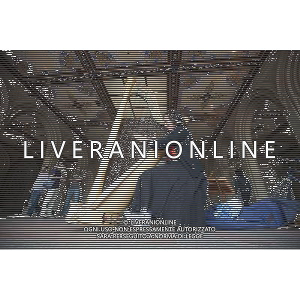 Harpist Mata Epstein plays on Bethesda Terrace in Central Park in New York on Sunday, June 5, 2011. Musicians who play in the park are protesting against the crackdown by the Dept. of Parks and Recreation which prevents them from performing in \'quiet zones\' created by the park. Musicians have traditionally performed on Bethesda Terrace for over 100 years but the Central Park Conservancy wants to turn the area into a revenue generating food court so the enforcement officers have started ticketing performers which they claim is a violation of their free speech rights. (å© Richard B. Levine) /PHOTOSHOT/AG ALDO LIVERANI SAS - ITALY ONLY - *** Local Caption *** .