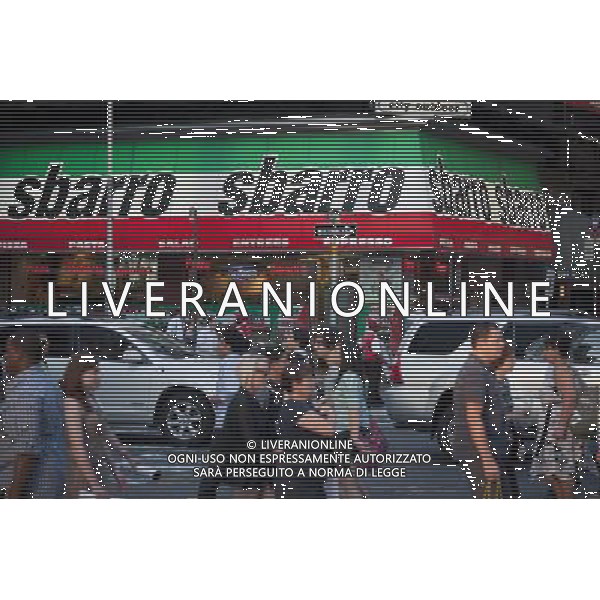 A Sbarro\'s restaurant in Times Square in New York is seen on Wednesday, June 8, 2011. The Italian food chain has recently sought bankruptcy protection. (Œ© Richard B. Levine) /PHOTOSHOT/AG ALDO LIVERANI SAS - ITALY ONLY - *** Local Caption *** .