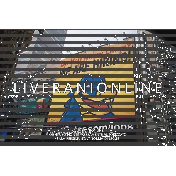 A billboard for internet hosting provider Host Gator in Times Square in New York on Thursday, June 9, 2011 advertises for technology jobs. (Œ© Richard B. Levine) /PHOTOSHOT/AG ALDO LIVERANI SAS - ITALY ONLY - *** Local Caption *** .