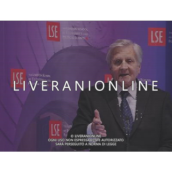 European Central Bank President, Jean Claude Trichet speaks the London School of Economics in London, Britain on 13 June 2011. Il Presidente della Banca Centrale Europea Jean Claude Trichet in una conferenza al London School of Economics AG. ALDO LIVERANI SAS- ITALY ONLY *** Local Caption *** .