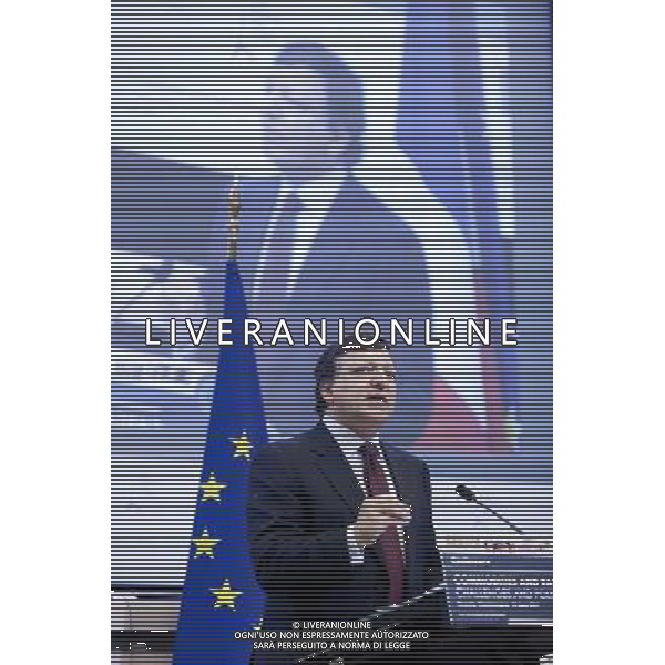 BRUSSELS-EU-FRANCE (110614) -- Brussels, Jun 14, 2011 -- The President of the European Commission Jose Manuel Barroso delivers a speach during a conference organised by the European Commission on \'commodities and Raw materials: Chalenges and policy responses\', in the EU Commission headquarter, on June 14; 2011; in Brussels, the Belgium capital. Conferenza organizzata dalla Commissione europea su \'Beni e materie prime: Sfide e risposte politiche\', nella sede della Commissione UE AG. ALDO LIVERANI SAS - ITALY ONLY *** Local Caption *** .