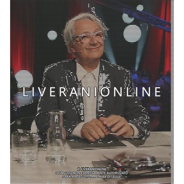 COLOGNO - MONZESE- 16/6/2011 PROGRAMMA TELEVISIVO MEDIASET CANALE 5 \'LA NOTTE DEGLI CHEF\' NELLA FOTO Davide Rampello PH.FIOCHI/ALDO LIVERANI SAS