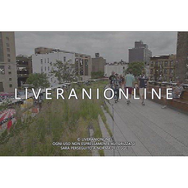 NEW YORK - Phase Two of The High Line opened on June 7, 2011. ©photoshot/Agenzia Aldo Liverani Sas - ITALY ONLY - Inaugurata la seconda sezione di High Line, il parco pubblico sopraelevato di New York City, il percorso pedonale a nove metri di altezza che duplica la sua lunghezza: 1,6 chilometri