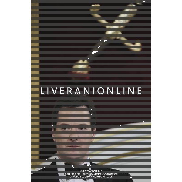 The Chancellor of Exchequer George Osborne delivers a speech at The Lord Mayor of the City of London host the annual dinner to Bankers and Merchants of the City of in London, Britain on 15 June 2011. AG ALDO LIVERANI S A S ONLY ITALY