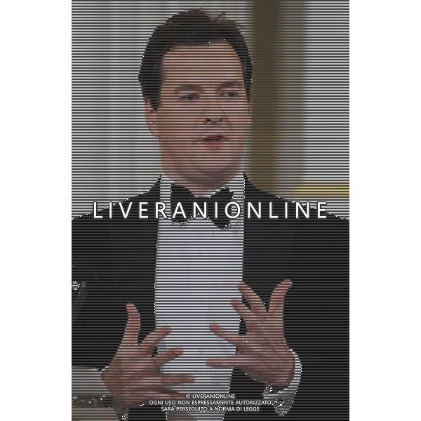The Chancellor of Exchequer George Osborne delivers a speech at The Lord Mayor of the City of London host the annual dinner to Bankers and Merchants of the City of in London, Britain on 15 June 2011. AG ALDO LIVERANI S A S ONLY ITALY