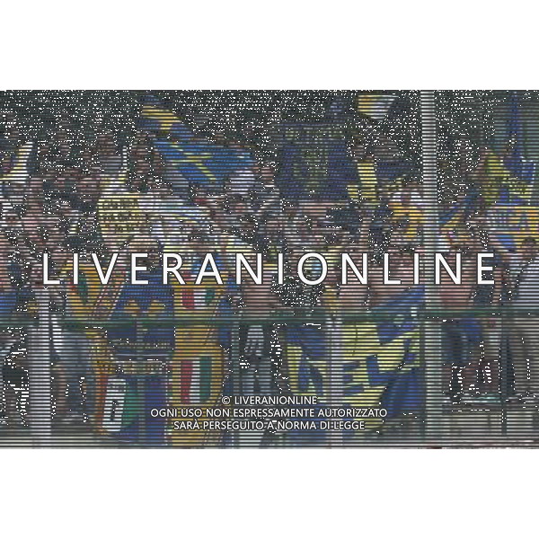 SALERNITANA - HELLAS VERONA CAMPIONATO LEGA PRO FINALE RITORNO PLAY OFF 19/06/2011 NELLA FOTO: FESTEGGIAMENTI DEI TIFOSI DEL VERONA PER LA PROMOZIONE IN SERIE B ©MOSCA/AGENZIA ALDO LIVERANI SAS