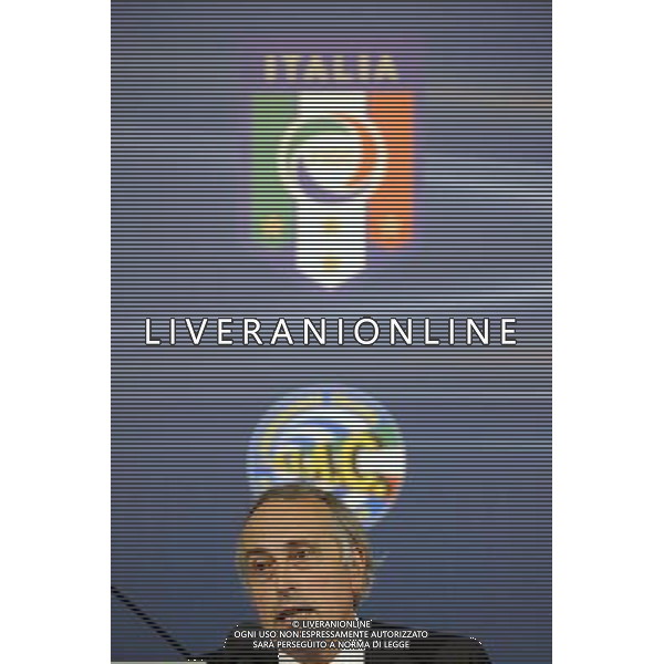 Roma - 20/06/2011 - Hotel Hilton Airport - Assemblea Straordinaria Lega Calcio - nella foto: Giancarlo Abete Œ© Fabrizio Corradetti - Ag. Aldo Liverani sas