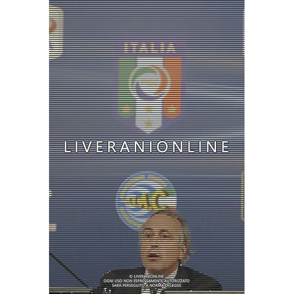 Roma - 20/06/2011 - Hotel Hilton Airport - Assemblea Straordinaria Lega Calcio - nella foto: Giancarlo Abete Œ© Fabrizio Corradetti - Ag. Aldo Liverani sas