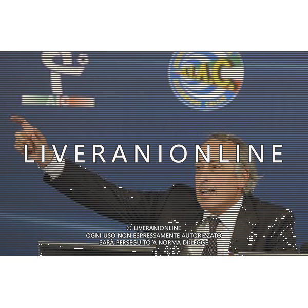 Roma - 20/06/2011 - Hotel Hilton Airport - Assemblea Straordinaria Lega Calcio - nella foto: Giancarlo Abete Œ© Fabrizio Corradetti - Ag. Aldo Liverani sas