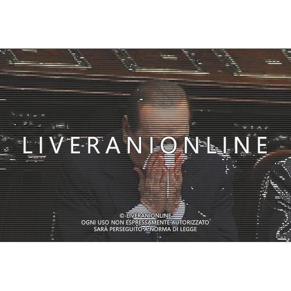 Roma - 22/06/2011 - Montecitorio - Comunicazione del Presidente del Consiglio dei ministri Silvio Berlusconi sulle novitÌÊ intervenute nella maggioranza che sostiene il Governo - nella foto: Silvio Berlusconi å© Fabrizio Corradetti - Ag. Aldo Liverani sas