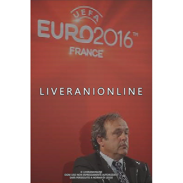 ©Francois Lafite/Wostok Press/MAXPPP France, Paris 21/04/2011 Le president de l UEFA Michel Platini donne le coup d envoi du comite de pilotage de l Euro 2016 qui se tiendra en France. The UEFA president Michel Platini set up the Euro 2016 committee. AG ALDO LIVERANI S A S ONLY ITALY