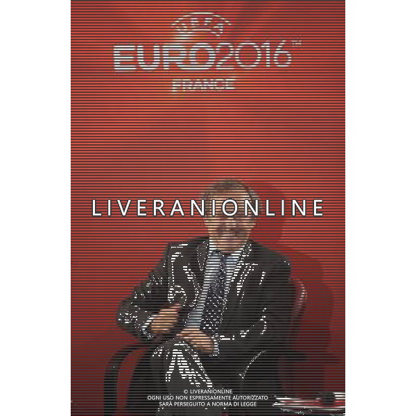 ©Francois Lafite/Wostok Press/MAXPPP France, Paris 21/04/2011 Le president de l UEFA Michel Platini donne le coup d envoi du comite de pilotage de l Euro 2016 qui se tiendra en France. The UEFA president Michel Platini set up the Euro 2016 committee. AG ALDO LIVERANI S A S ONLY ITALY