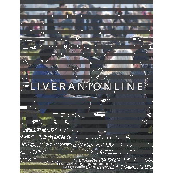 Picture Shows: Will Young chilling with friends in the VIP area at Glastonbury 2011. Thursday June 23, 2011.