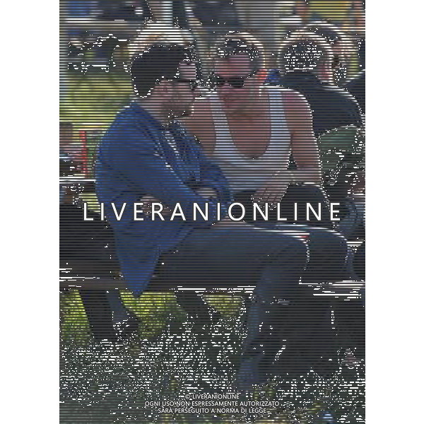 Picture Shows: Will Young chilling with friends in the VIP area at Glastonbury 2011. Thursday June 23, 2011.