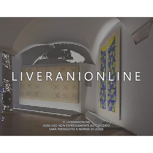A photo made available 23 June 2011 provided by Vatican Museum shows \'La Vierge a l\'Enfant\' (C) by late French artist Henry Matisse (1869-1954) at Marescalcia hall, Vatican Museum in Vatican City, 21 June 2011. Matisse Hall is completely dedicated to the Matisse Rosary Chapel in Vence, French Riviera, his only production inspired by a religious subject.