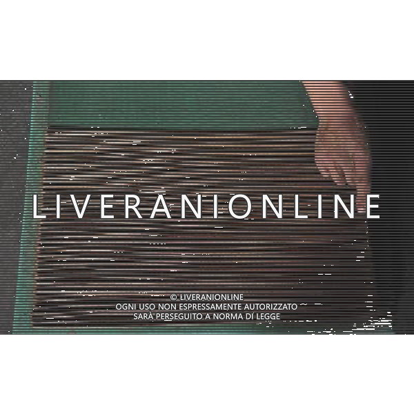 NYINMO, June 23, 2011 Villager Cering Doje trims Tibetan joss sticks in Toinba Village, Nyinmo of southwest China\'s Tibet Autonomous Region, June 22, 2011. Toinba is the birthplace of Tibetan joss sticks. Taking advantage of plentiful water resources and plants, people in the village product the renowned Nyinmo joss sticks. The start of producing Nyinmo joss sticks could date back some 1,300 years when the founder of Tibetan letters invented joss sticks for the purpose of medical treatment in Toinba. Since then, the custom of making joss sticks has been followed and inherited by villagers. In June, 2008, the procedure of making joss sticks was listed as the national intangible culture heritage. (/Tao Xiyi)(hdt)