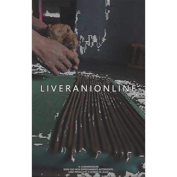 NYINMO, June 23, 2011 Villager Cering Doje makes Tibetan joss sticks in Toinba Village, Nyinmo of southwest China\'s Tibet Autonomous Region, June 22, 2011. Toinba is the birthplace of Tibetan joss sticks. Taking advantage of plentiful water resources and plants, people in the village product the renowned Nyinmo joss sticks. The start of producing Nyinmo joss sticks could date back some 1,300 years when the founder of Tibetan letters invented joss sticks for the purpose of medical treatment in Toinba. Since then, the custom of making joss sticks has been followed and inherited by villagers. In June, 2008, the procedure of making joss sticks was listed as the national intangible culture heritage. (/Tao Xiyi)(hdt)