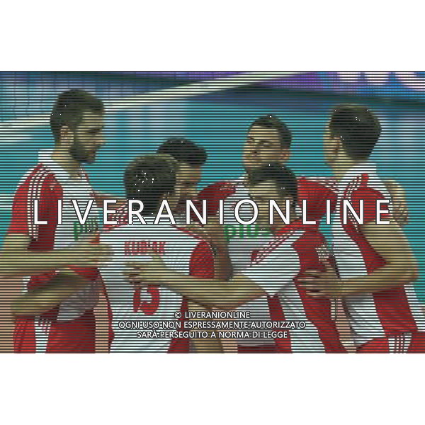 24.06.2011 PLOCK, ORLEN ARENA , SIATKOWAK , LIGA SWIATOWA 2011 , FAZA GRUPOWA , POLSKA - PORTORYKO , VOLLEYBALL , FIVB MEN\'S VOLLEUBALL WORLD LEAGUE 2011 , GROUP PHASE , GAME BETWEEN POLAND - PUERTO RICO N/Z: OD LEWEJ MARCIN MOZDZONEK , MICHAL KUBIAK , LUKASZ ZYGADLO ZBIGNIEW BATRTMAN , KRZYSZTOF IGNACZAK , BARTOSZ KUREK (POLAND) RADOSC FOTO JAKUB PIASECKI / CYFRASPORT/NEWSPIX.PL --- Newspix.pl *** Local Caption *** www.newspix.pl mail us: info@newspix.pl call us: 0048 022 23 22 222 --- Polish Picture Agency by Ringier Axel Springer Poland