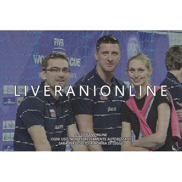 24.06.2011 PLOCK, ORLEN ARENA , SIATKOWAK , LIGA SWIATOWA 2011 , FAZA GRUPOWA , POLSKA - PORTORYKO , VOLLEYBALL , FIVB MEN\'S VOLLEUBALL WORLD LEAGUE 2011 , GROUP PHASE , GAME BETWEEN POLAND - PUERTO RICO N/Z: (L) SEBASTIAN SWIDERSKI , (S) PIOTR GRUSZKA , (P) JOANNA KACZOR (POLAND) ROZMAWIAJA PRZED MECZEM FOTO JAKUB PIASECKI / CYFRASPORT/NEWSPIX.PL --- Newspix.pl *** Local Caption *** www.newspix.pl mail us: info@newspix.pl call us: 0048 022 23 22 222 --- Polish Picture Agency by Ringier Axel Springer Poland