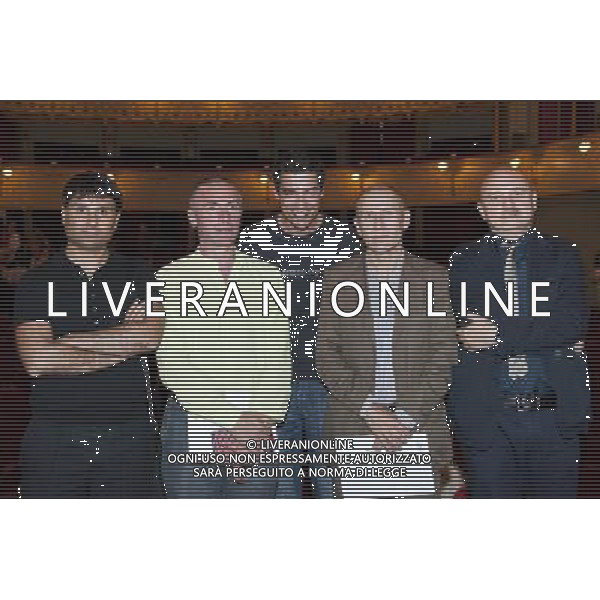 ALESSANDRO GASSMAN AL TEATRO GOLDONI DI VENEZIA PRESENTA LA STAGIONE DI PROSA 2011/2012 DEL TEATRO STABILE DEL VENETO NELLA FOTO: ALESSANDRO GASSMAN, VITIGLIANO TREVISAN, TIZIANO SCARPA, CARMELO RIFICI ED EDOARDO ERBA @ CRISTINA CHECCHETTO - AG. ALDO LIVERANI