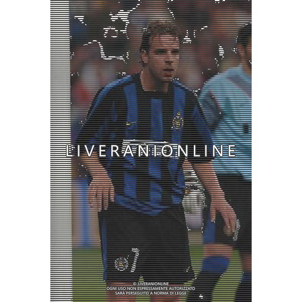 Inter-Olympique marsiglia Champions League 14/04/2004 nella foto andy van der meyde agenzia aldo liverani