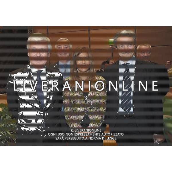 MILANO 27/6/2011 IL SOLE 24 ORE VIA MONTE ROSA ASSEMBLEA ANNUALE FEDERACCIAI NELLA FOTO PAOLO ROMANI, EMMA MARCEGAGLIA E GIUSEPPE PASINI FOTO ROMANO/AG ALDO LIVERANI