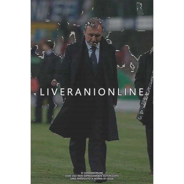 Inter-Olympique Marsiglia Coppa Uefa 14/04/2004 nella foto la delusione di Alberto zaccheroni a fine gara foto gigi arcaini/agenzia aldo liverani