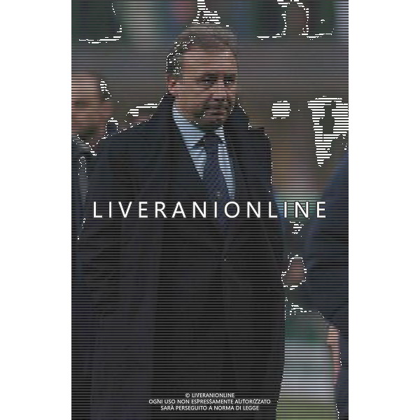 Inter-Olympique Marsiglia Coppa Uefa 14/04/2004 nella foto la delusione di Alberto zaccheroni a fine gara foto gigi arcaini/agenzia aldo liverani