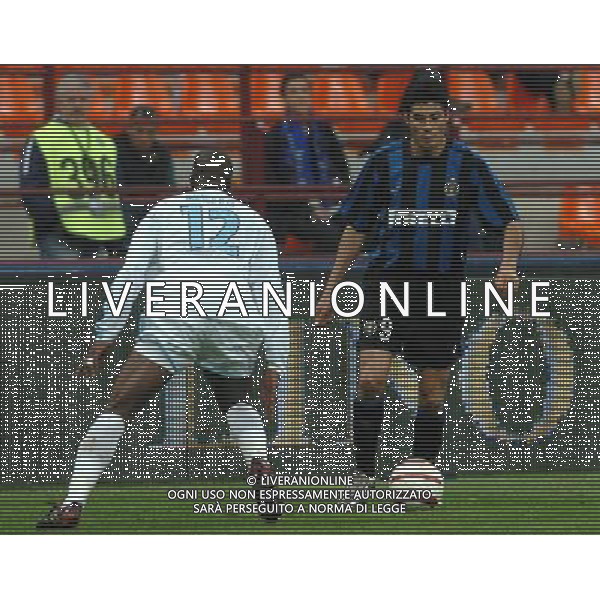 MILANO 14/04/04 QUARTI DI FINALE DI COPPA UEFA 2003/04 INTER-MARSIGLIA NELLA FOTO CRUZ JULIO PH GIGI ARCAINI/AG.ALDO LIVERANI
