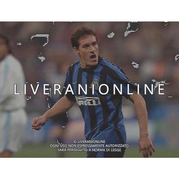 milano 14/04/2004 inter-marsiglia 0:1 quarti di finale di coppa UEFA 2003/04 nella foto gamarra carlos ph marco luzzani/ag aldo liverani s.a.s.