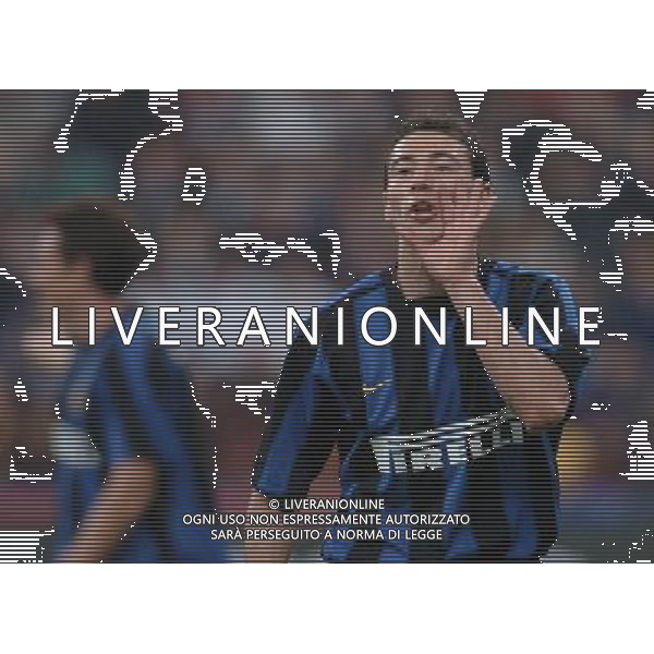 milano 14/04/2004 inter-marsiglia 0:1 quarti di finale di coppa UEFA 2003/04 nella foto kily gonzalez cristian ph marco luzzani/ag aldo liverani s.a.s.