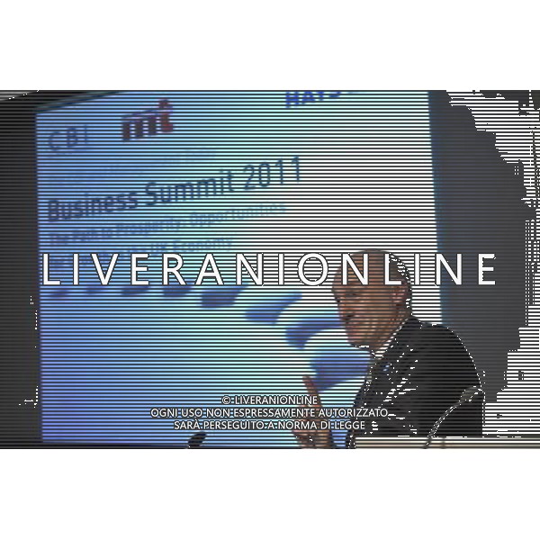 Professor David Gann CBE, Head, Innovation and Entrepreneurship Imperial College Business School speaks at the 2011 CBI Business Summit. Westminster, London.